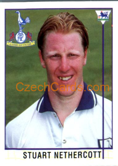 Stuart Nethercott 1996 Merlin Premier League Sticker #169