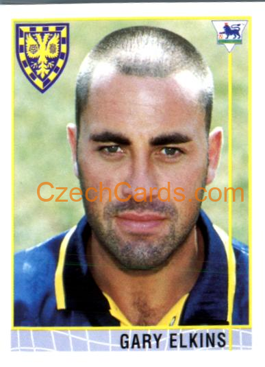 Gary Elkins 1996 Merlin Premier League Sticker #221