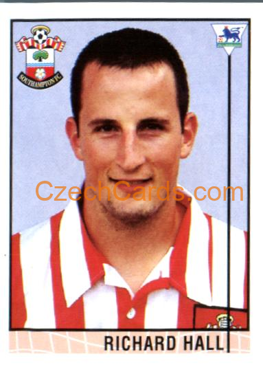 Richard Hall 1996 Merlin Premier League Sticker #244