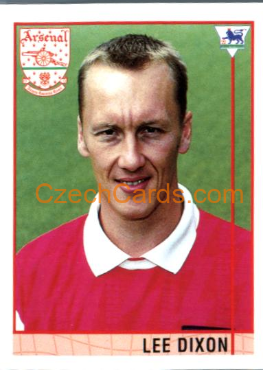Lee Dixon 1996 Merlin Premier League Sticker #303