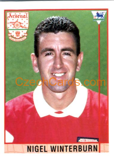 Nigel Winterburn 1996 Merlin Premier League Sticker #305