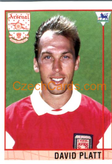 David Platt 1996 Merlin Premier League Sticker #309