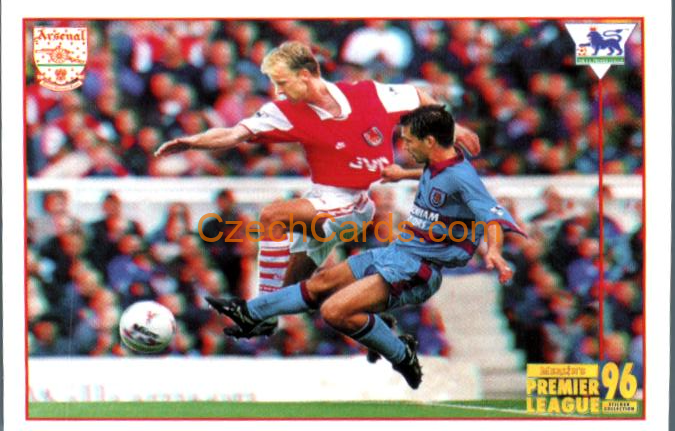Dennis Bergkamp Superstar 1996 Merlin Premier League Sticker #320
