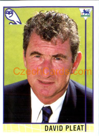 David Pleat Manager 1996 Merlin Premier League Sticker #323