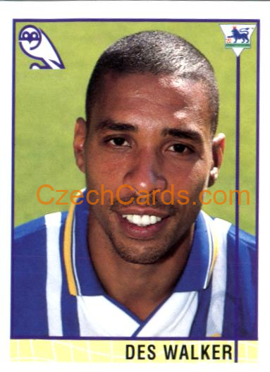 Des Walker 1996 Merlin Premier League Sticker #329