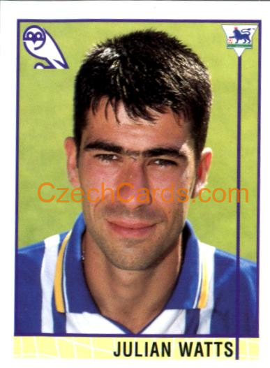 Julian Watts 1996 Merlin Premier League Sticker #331