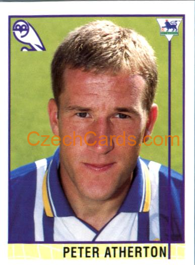 Peter Atherton 1996 Merlin Premier League Sticker #332