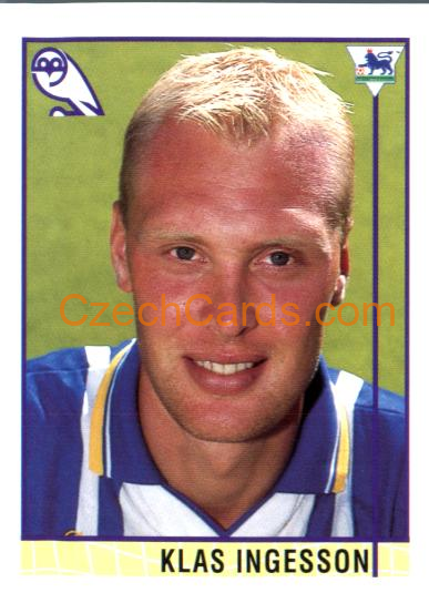 Klas Ingesson 1996 Merlin Premier League Sticker #337