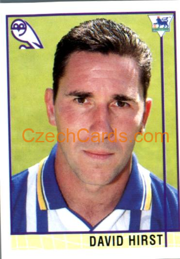 David Hirst 1996 Merlin Premier League Sticker #341
