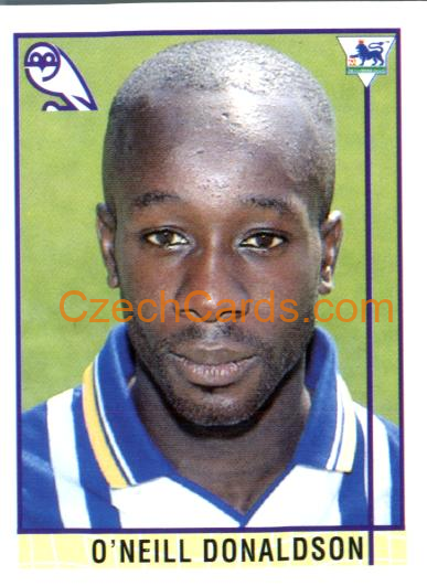 O'Neill Donaldson 1996 Merlin Premier League Sticker #344