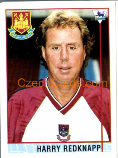 Harry Redknapp Manager 1996 Merlin Premier League Sticker #349