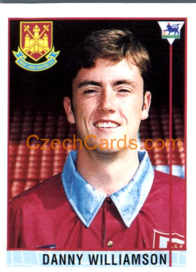 Danny Williamson 1996 Merlin Premier League Sticker #363