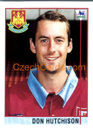 Don Hutchison 1996 Merlin Premier League Sticker #368