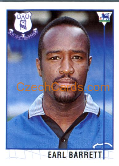 Earl Barrett 1996 Merlin Premier League Sticker #384