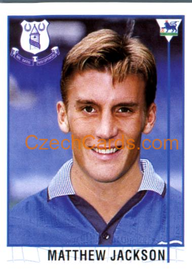 Matthew Jackson 1996 Merlin Premier League Sticker #386