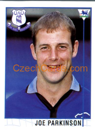 Joe Parkinson 1996 Merlin Premier League Sticker #387
