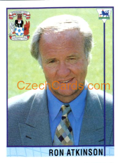 Ron Atkinson Manager 1996 Merlin Premier League Sticker #401