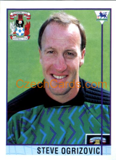 Steve Ogrizovic 1996 Merlin Premier League Sticker #406
