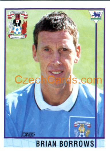 Brian Borrows 1996 Merlin Premier League Sticker #409