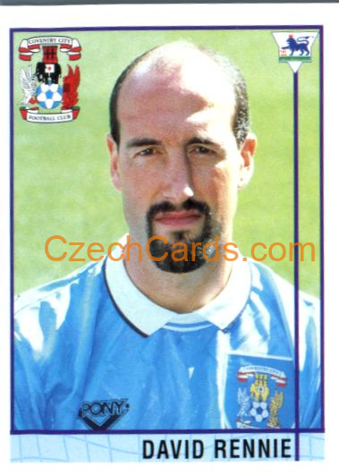 David Rennie 1996 Merlin Premier League Sticker #412