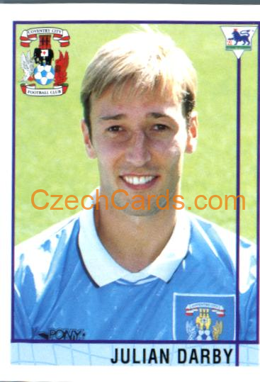 Julian Darby 1996 Merlin Premier League Sticker #413