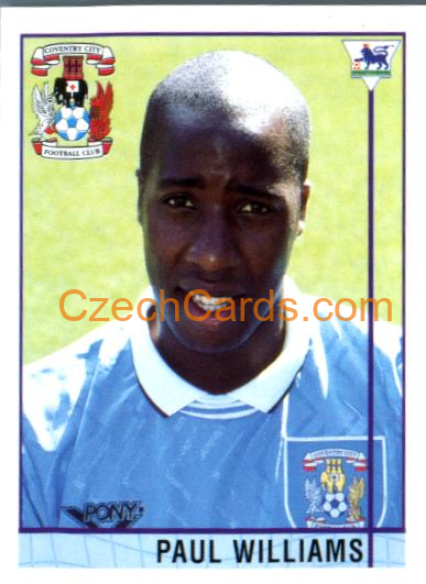 Paul Williams 1996 Merlin Premier League Sticker #415
