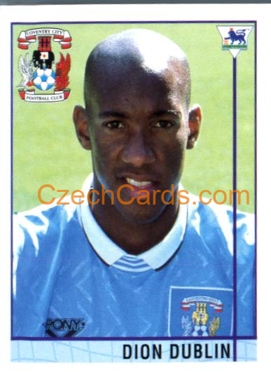 Dion Dublin 1996 Merlin Premier League Sticker #419