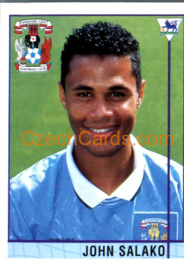 John Salako 1996 Merlin Premier League Sticker #420