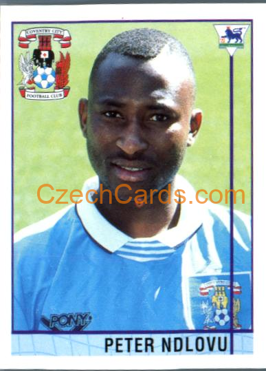 Peter Ndlovu 1996 Merlin Premier League Sticker #421