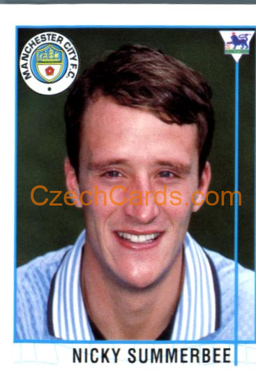 Nicky Summerbee 1996 Merlin Premier League Sticker #445