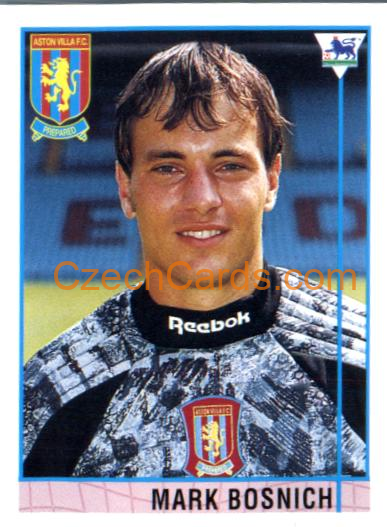 Mark Bosnich 1996 Merlin Premier League Sticker #457