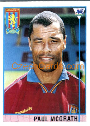 Paul McGrath 1996 Merlin Premier League Sticker #460