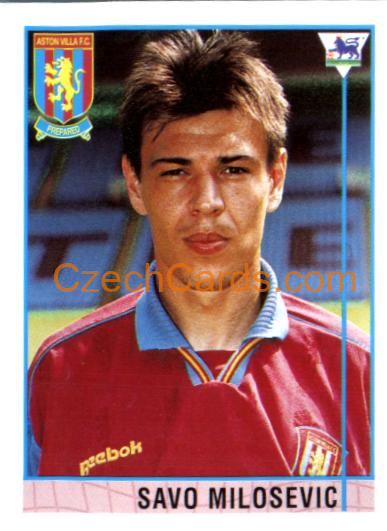 Savo Milosevic 1996 Merlin Premier League Sticker #471