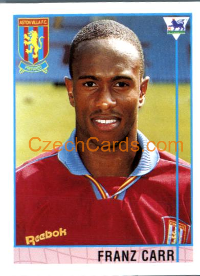 Franz Carr 1996 Merlin Premier League Sticker #473