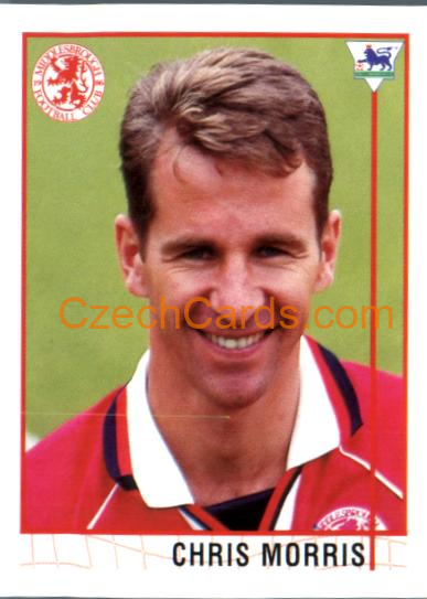 Chris Morris 1996 Merlin Premier League Sticker #485