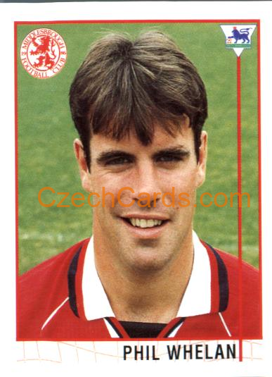 Phil Whelan 1996 Merlin Premier League Sticker #489