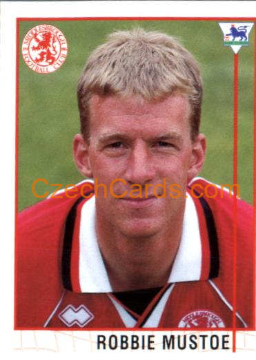 Robbie Mustoe 1996 Merlin Premier League Sticker #494