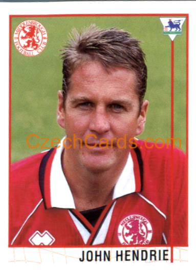 John Hendrie 1996 Merlin Premier League Sticker #497
