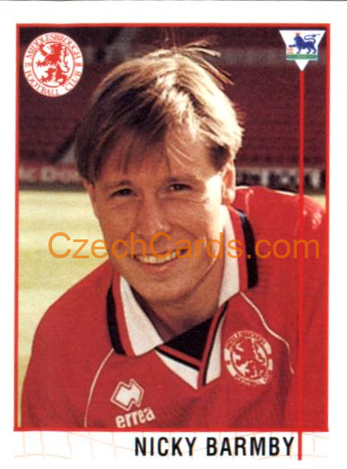Nicky Barmby 1996 Merlin Premier League Sticker #499
