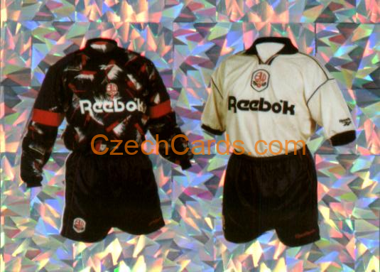 Bolton Wanderers Home Kits 1996 Merlin Premier League Sticker #507