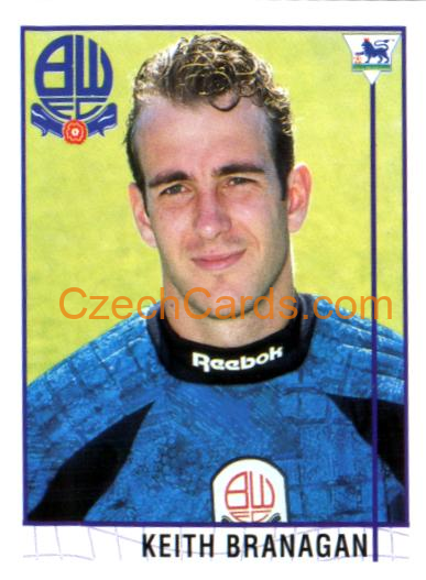 Keith Branagan 1996 Merlin Premier League Sticker #509