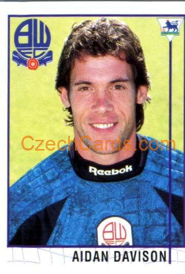 Aidan Davison 1996 Merlin Premier League Sticker #510
