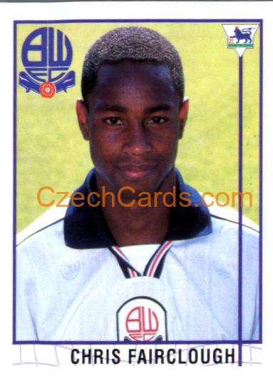 Chris Fairclough 1996 Merlin Premier League Sticker #512