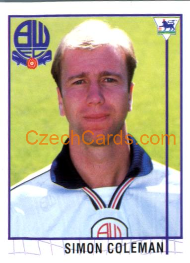 Simon Coleman 1996 Merlin Premier League Sticker #516