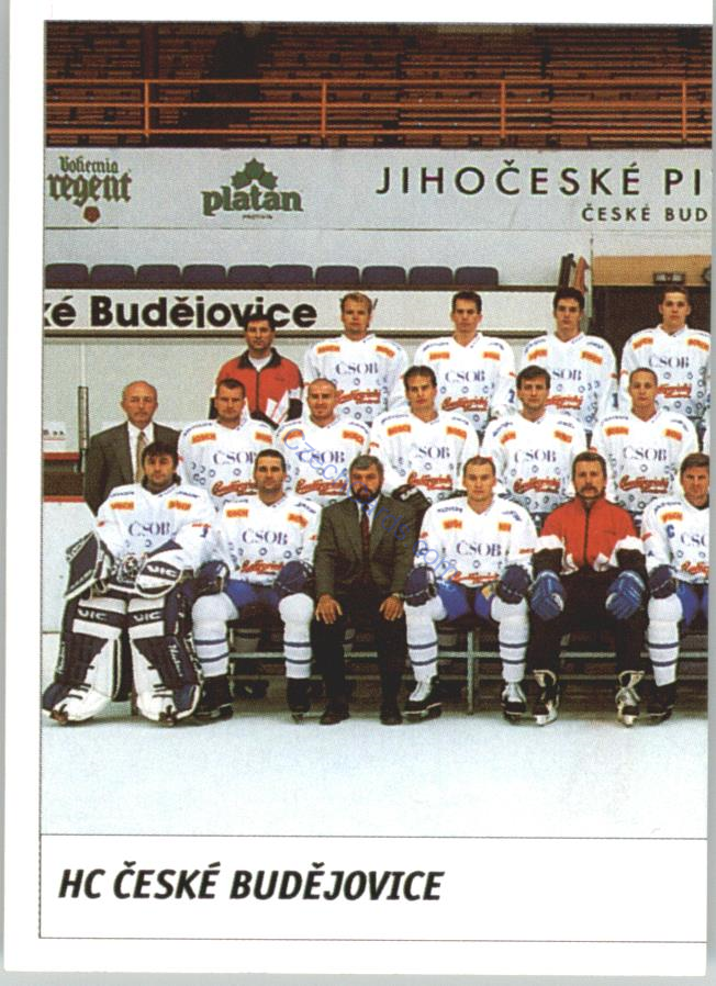 Team Foto Č. Budějovice 1998 DS Český Hokej #65
