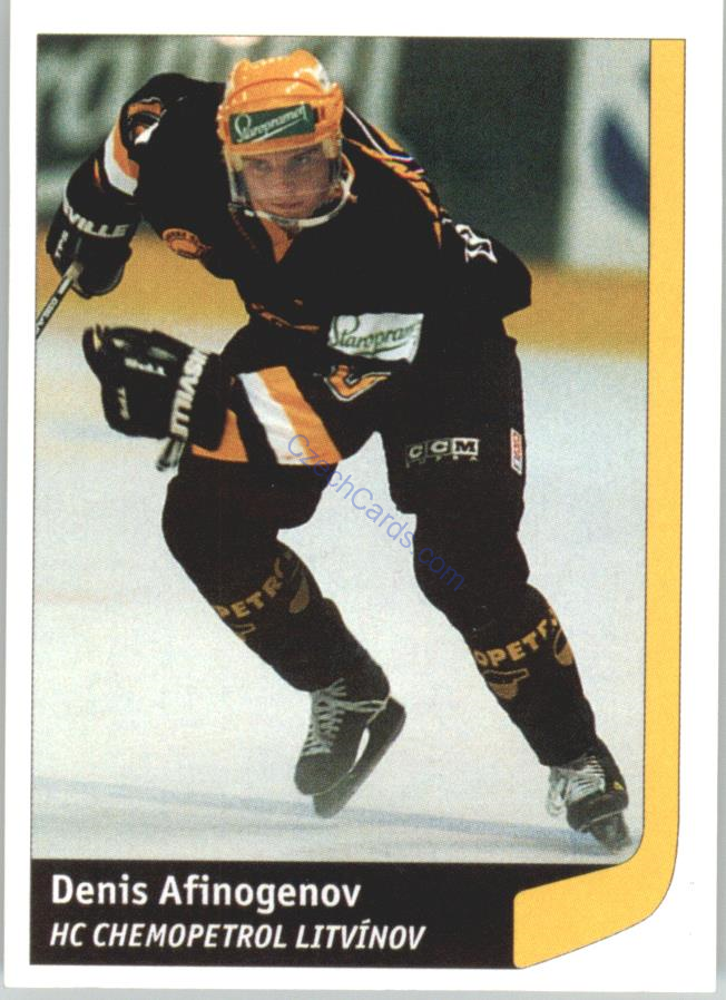 Denis Afinogenov 1998 DS Český Hokej #100