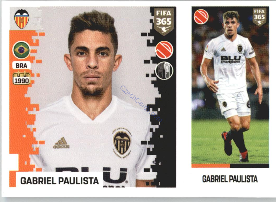 Gabriel Paulista 2019 Panini FIFA 365 #91