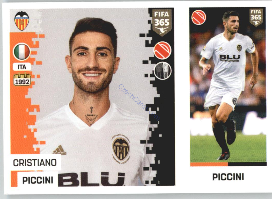 Cristiano Piccini 2019 Panini FIFA 365 #93