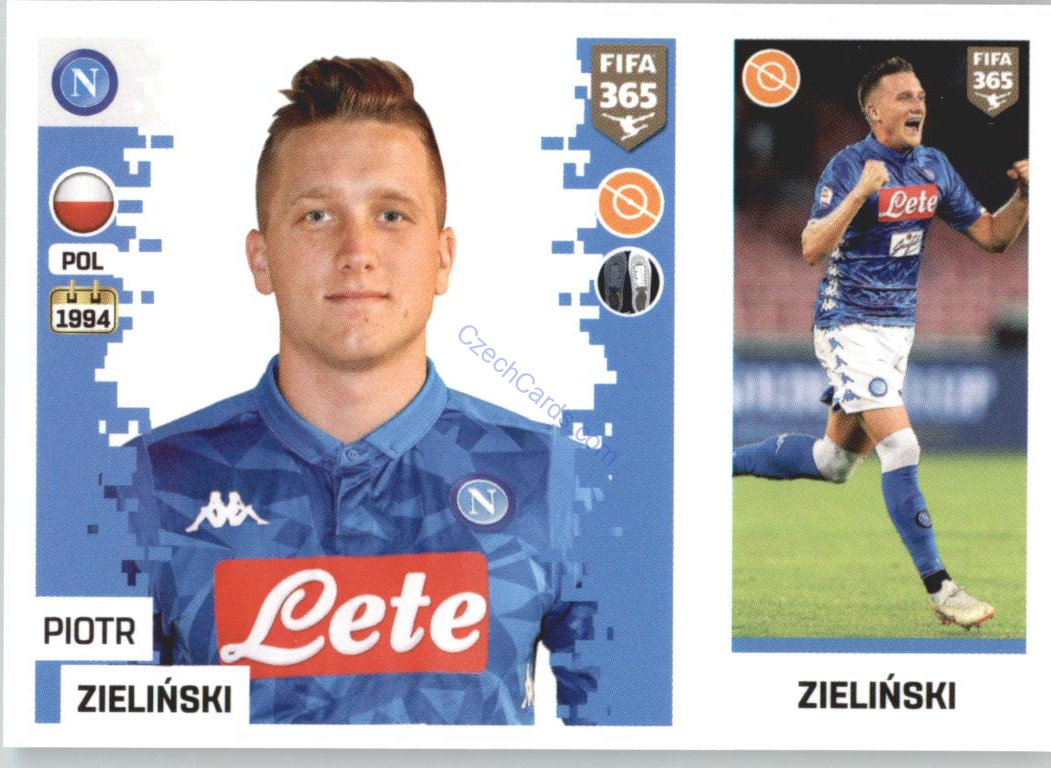 Piotr Zieliński 2019 Panini FIFA 365 Gold #228