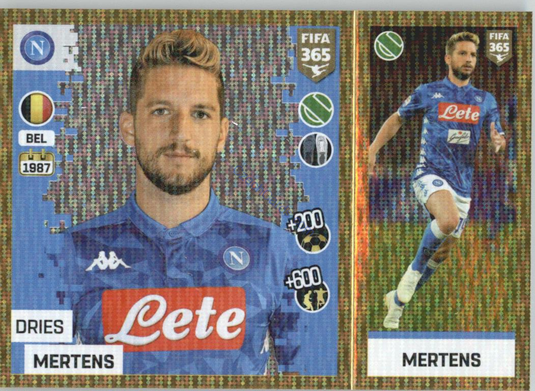 Dries Mertens 2019 Panini FIFA 365 Gold Gold #230